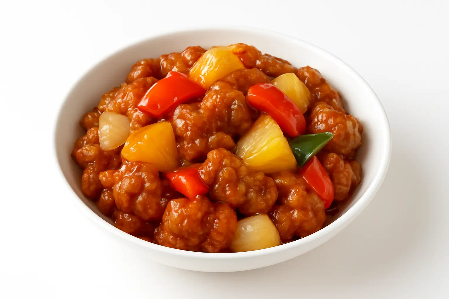 Authentic Sweet and Sour Pork at Szechuan Paramount in Edmonton